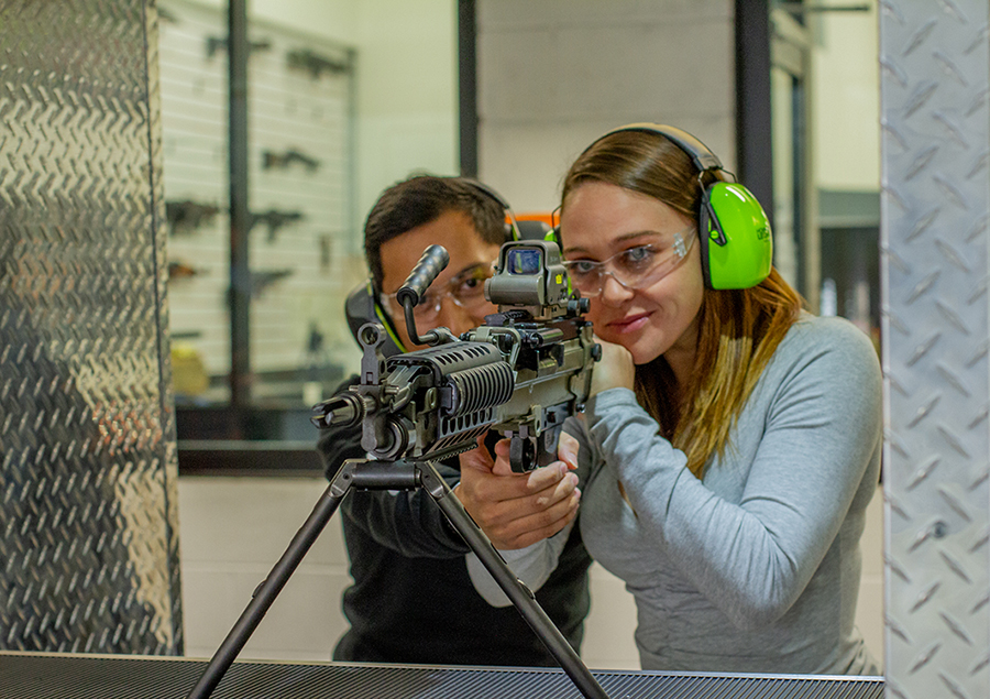 Shoot a Machine Gun at LVSC